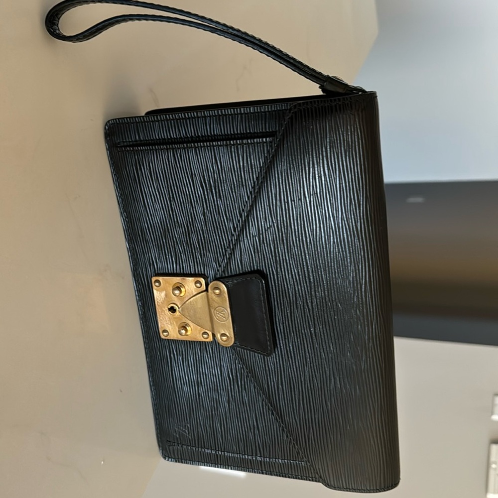 Louis Vuitton EPI Wristlet Black